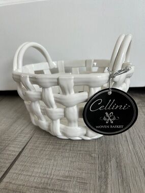 Cellini Ceramic Woven Basket